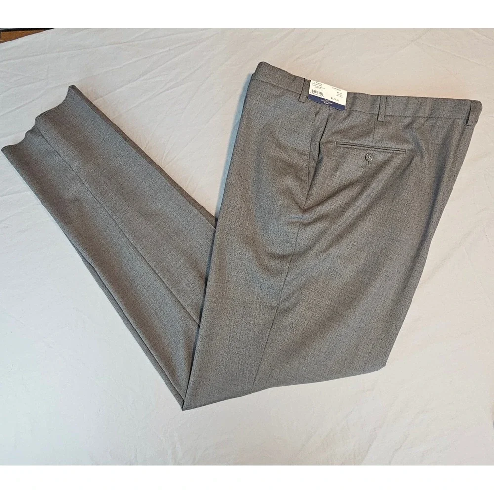 Hart Schaffner Marx 46R Chicago Fit Unhemmed Charcoal Suit Pants NWT $125 L844
